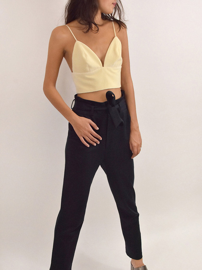 Upcycled Bralette - Vegan Cream