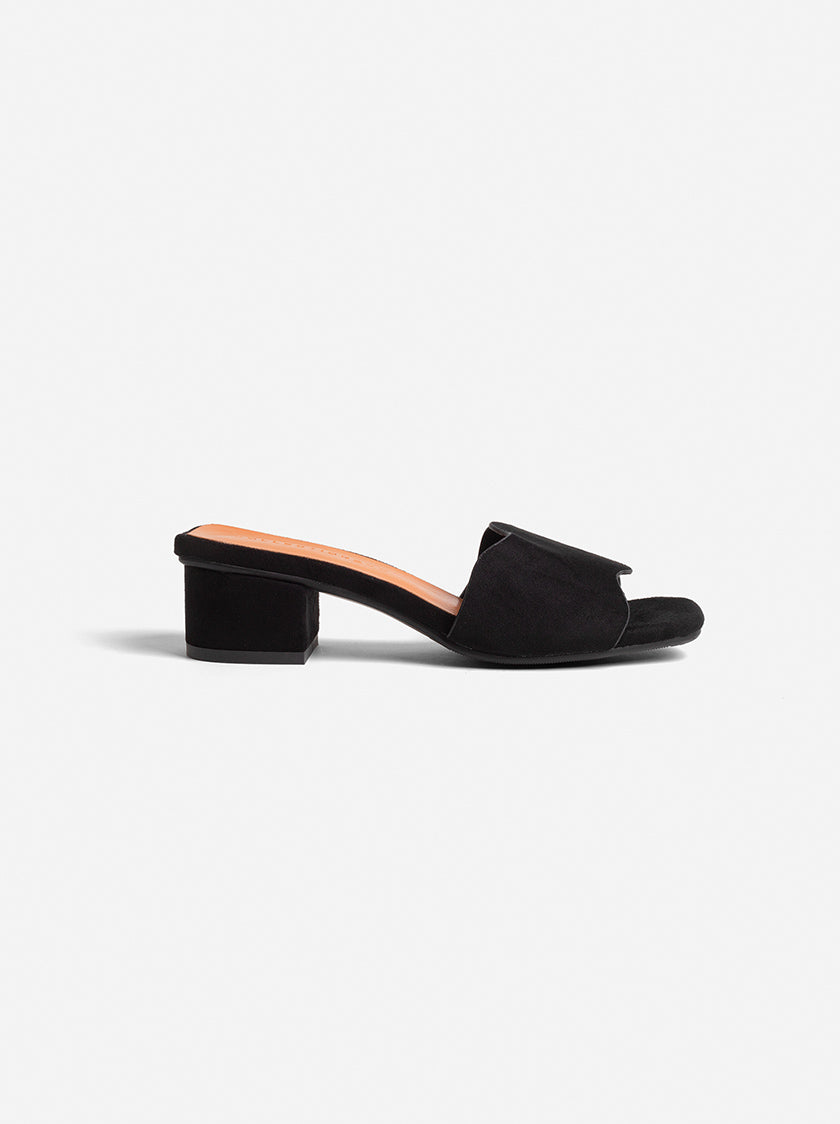 KITTY MULES - BLACK