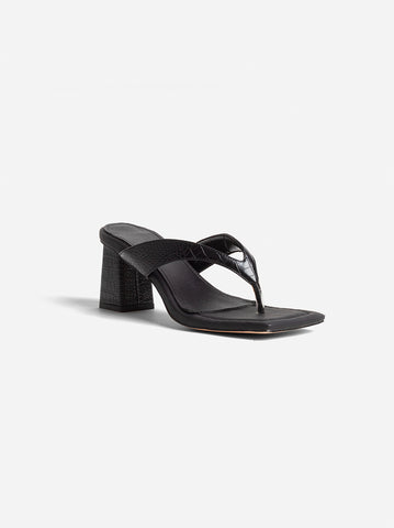 KITTY MULES - BLACK