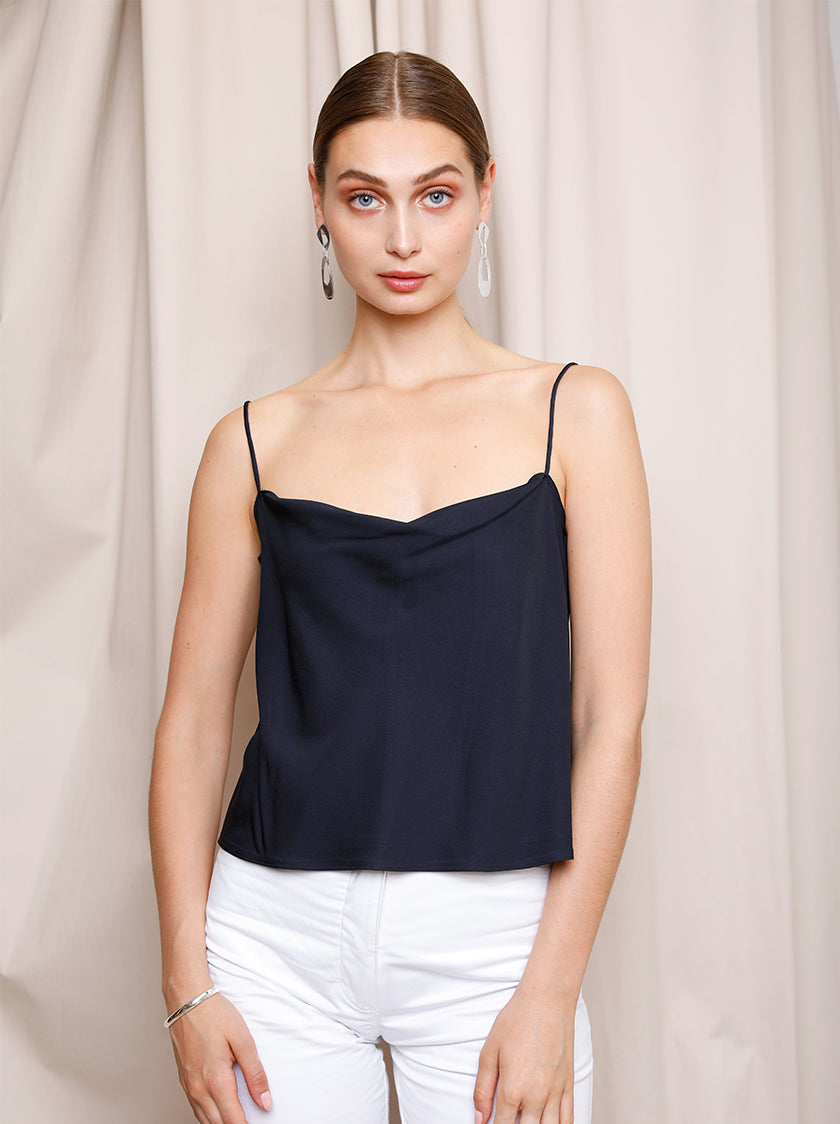 Romee Slip Top - Midnight Blue