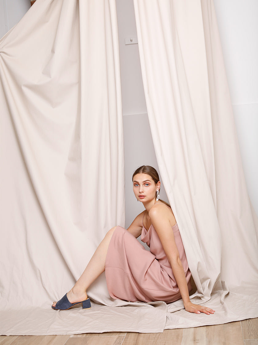 Hailey Slip Dress - Strawberry Sorbet