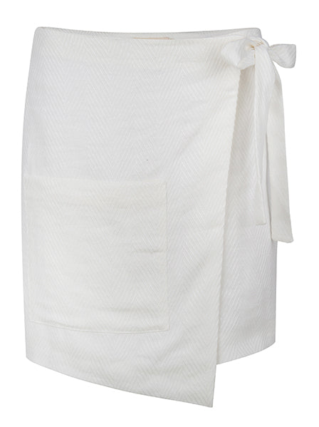 Wrapped Pocket Skirt