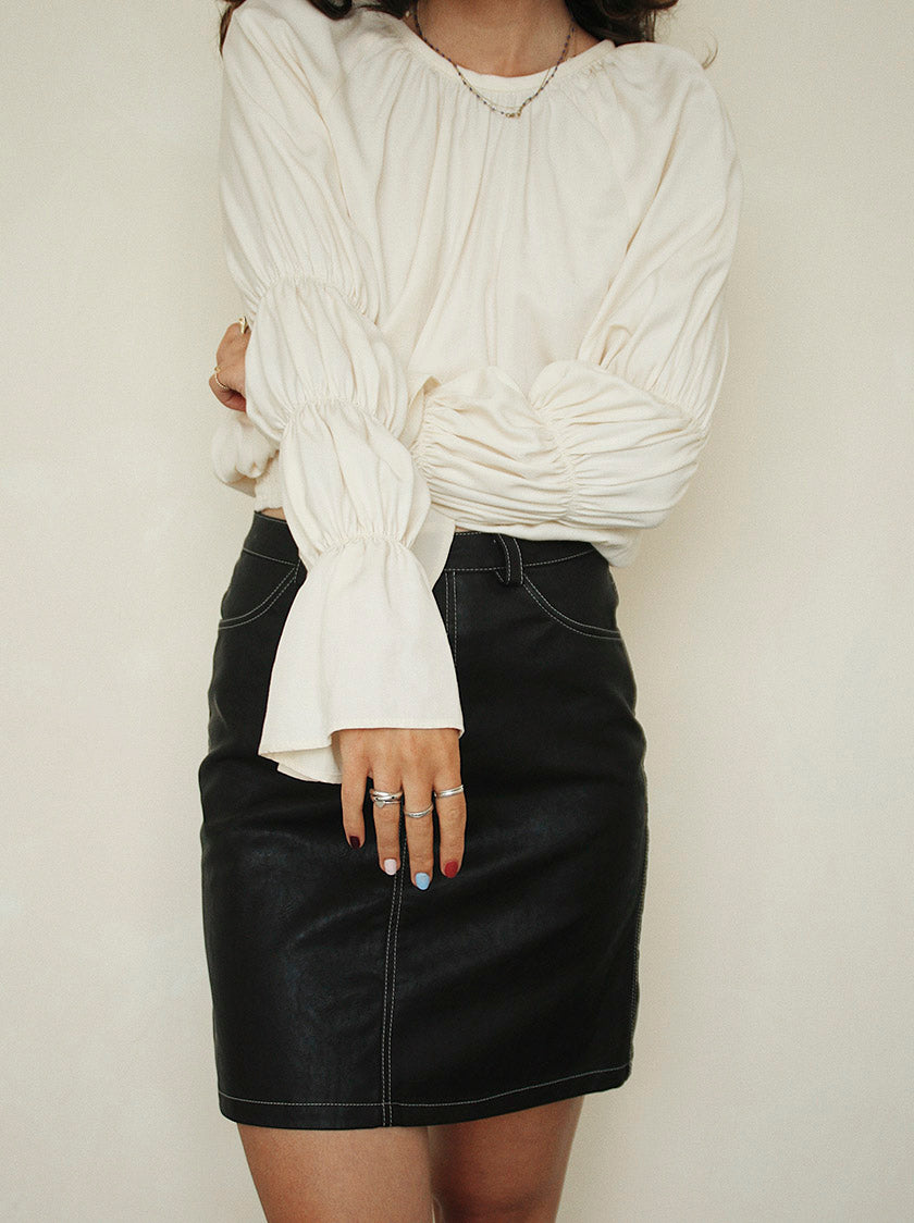 Donna Skirt - Faux Leather