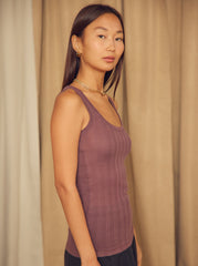 Ribbed Tank Top Lyocell
