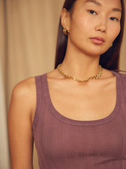 Ribbed Tank Top Lyocell