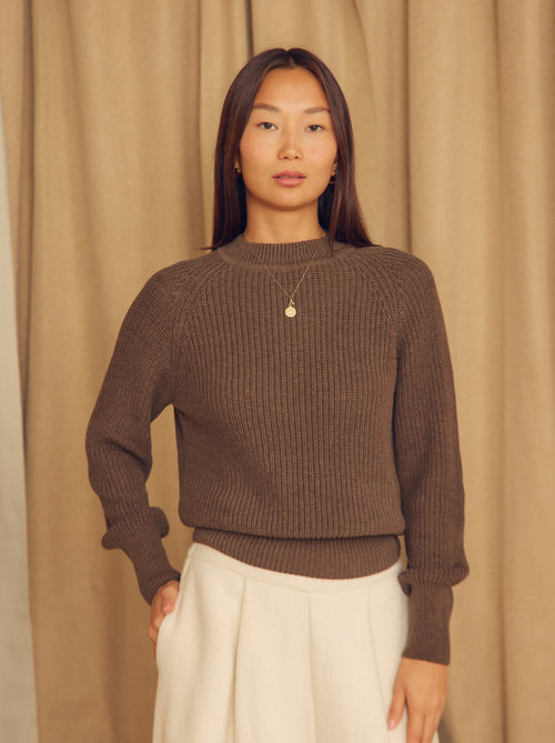 Cocoa Organic Cotton Sweater