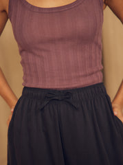 Ribbed Tank Top Lyocell