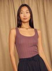 Ribbed Tank Top Lyocell