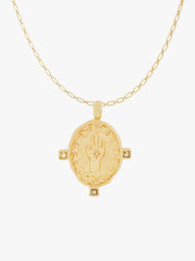 Divine Protection Necklace Gold Plated - set