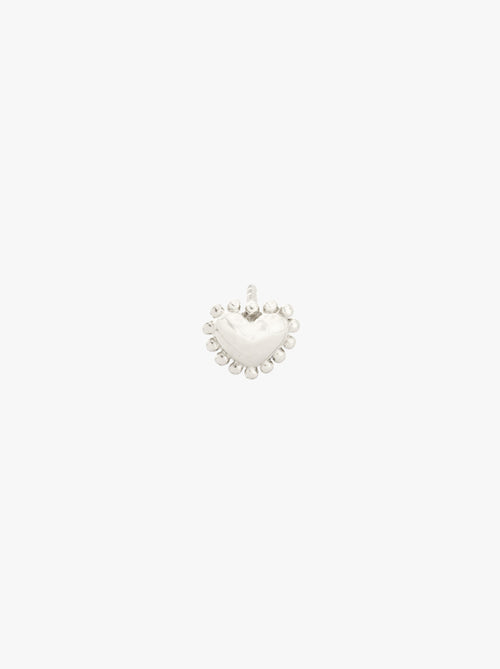 Eternal Heart Stud Silver - Single Piece