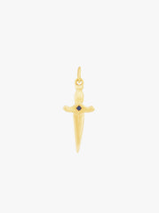 Sacred Sword Necklace Gold Plated - set