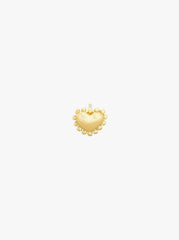 Eternal Heart Stud Gold Plated - 1 stuk