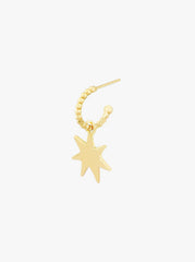 Starlit Whispers Earrings Gold Plated - Pair
