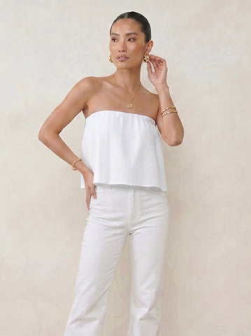 Upcycled Bralette - Vegan Cream