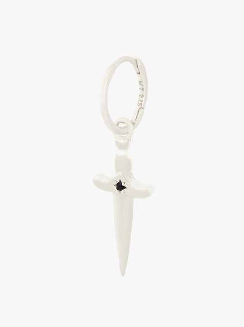 Sacred Sword Earring Silver - Single Piece