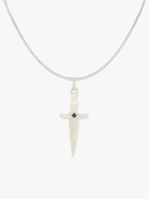 Sacred Sword Necklace Silver - set