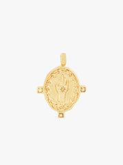 Divine Protection Necklace Gold Plated - set