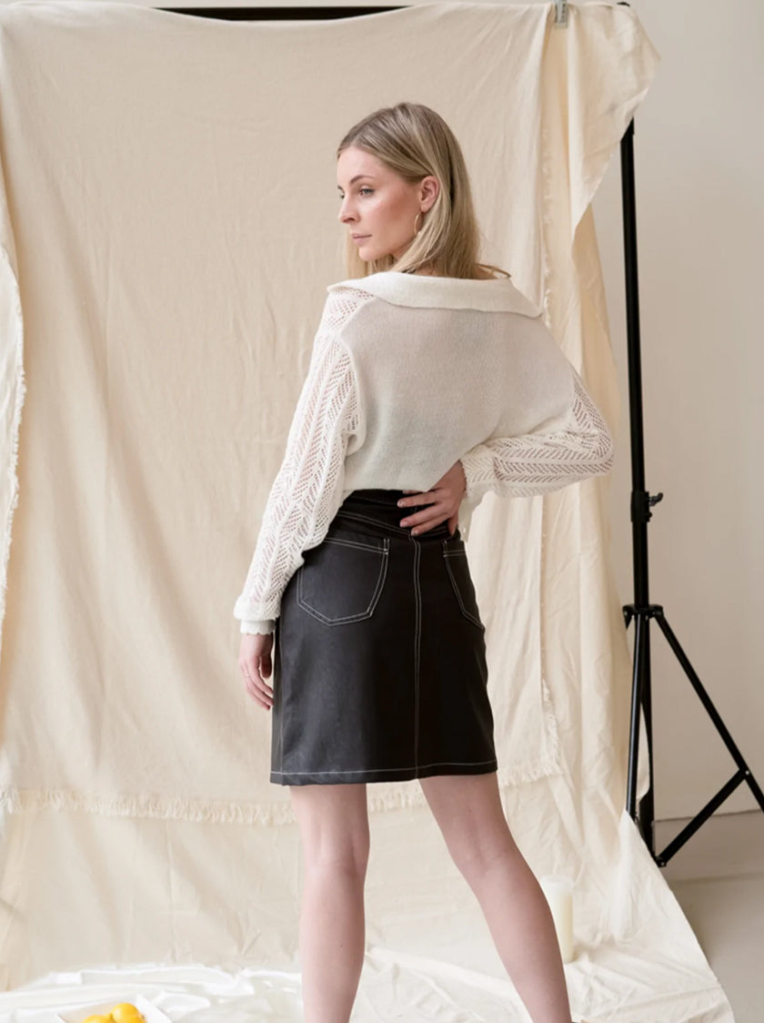 Donna Skirt - Faux Leather